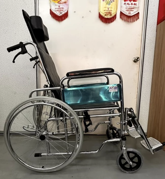 Chrome Frame Manual Wheelchair Malaysia
